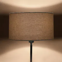 btr crafts Mountwill Beige Cotton Fabric Solid Lampshade image 1