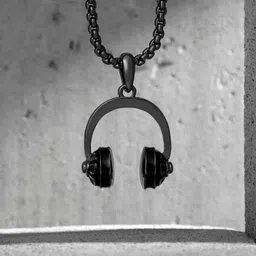 BLACK MAMBA Headphone -Shaped Pendant With Chain-picture-15