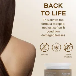 KERA FINE Keratin Hair Mask Formulated with Soy & Wheat Protein - 200 ml image 4