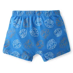 Babyoye 100% Cotton Knit With Anti Bacterial Finish Striped Boxer With Leaf Print Pack of 3 - Multicolor image 5