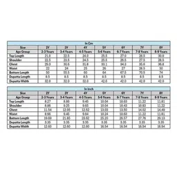 Little Ginnie Kanjivaram Zari Border Detailed Saree With Half Sleeves Blouse - Red image 2