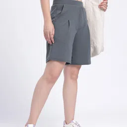 SZN Women High-Rise Shorts-image-3
