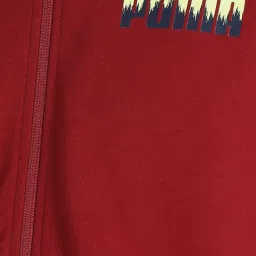 Puma Red Full Sleeves Mock Collar Jacket image 4