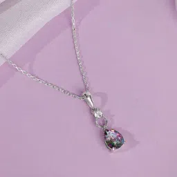 GIVA 925 Sterling Silver Pendant with Chain for Women-picture-16