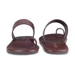 planet paaduks Paaduks Men's Vaana Brown Toe Ring Sandals image 5
