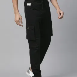 Hubberholme Black Slim Fit Joggers image 1