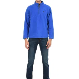 Cloak & Decker by Monte Carlo Royal Blue High Neck Sweatshirt image 5