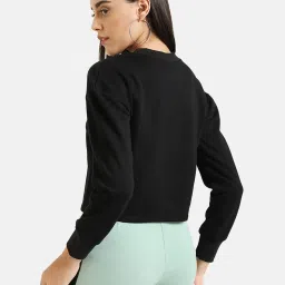 Kazo Black Regular Fit Sweatshirt image 2