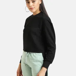 Kazo Black Regular Fit Sweatshirt image 4