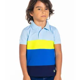 Cherry Crumble By Nitt Hyman Kids Multicolor Striped Polo T-Shirt-picture-29