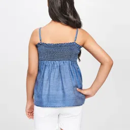 Global Desi Girl Blue Flared Top image 2