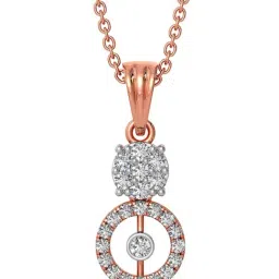Joyalukkas 18k Gold & Diamond Pendant with Chain for Women-picture-30