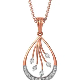 Joyalukkas 18k Gold & Diamond Pendant with Chain for Women-picture-33