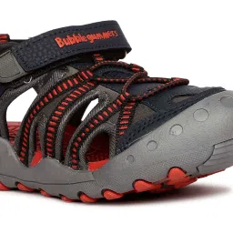 Bubblegummers by Bata Kids Grey & Red Floater Sandals image 5