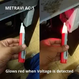 Metravi Non-contact Low Voltage Tester 90 V to 1000 V AC, AC-1 image 2