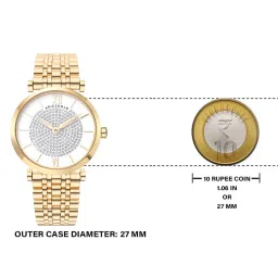 Aries Gold L 5042 G-W The Draliet Crystal Analog Watch for Women image 5