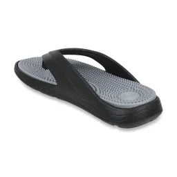 Carlton London Men's Black & Grey Flip Flops image 5