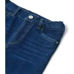 MiArcus Boys Navy Cotton Regular Fit Jeans image 5