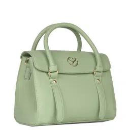 Sugarush Roxane Green Solid Medium Handbag image 5