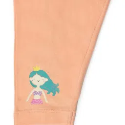 MiArcus Kids Peach & Green Regular Fit Pajamas image 5