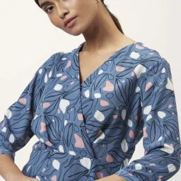 Annabelle by Pantaloons Blue Printed Top image 5
