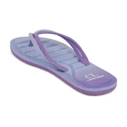 Carlton London Women's Purple Flip Flops image 5