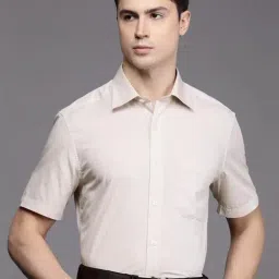 Louis Philippe Beige Regular Fit Shirt-image-24