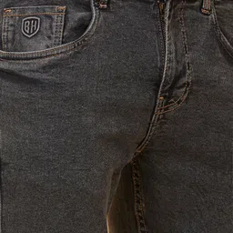 Being Human Men Slim Straight Fit Mid Rise Heavy Fade Stretchable Jeans image 5