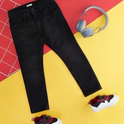 Pantaloons Junior Grey Slim Fit Jeans-image-36