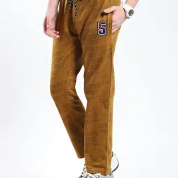 Monte Carlo Boys Khaki Printed Track Pants image 3