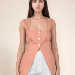 Zink London Peach Solid Top-image-9