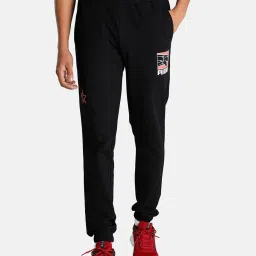 Puma Black Cotton Joggers image 1