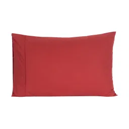 Maspar Colorart Slumber Red 200 TC Cotton Pillow Covers - Set of 2 image 2