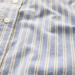 GAP Blue Striped Long Sleeves Shirt image 3