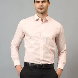 Cantabil Peach Regular Fit Shirt-picture-31