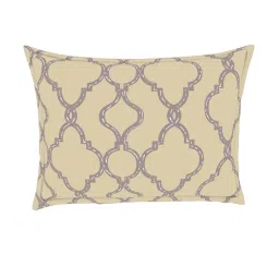 Spaces Blue 144 TC Cotton Printed Double Bed Sheet with 2 Pillow Covers image 3