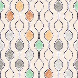 Spaces Orange 144 TC Cotton Printed Double Bed Sheet with 2 Pillow Covers image 4