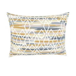 Spaces Brown 144 TC Cotton Printed Single Bed Sheet with 1 Pillow Covers image 3