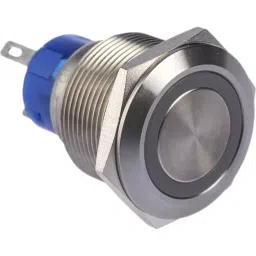RS PRO Illuminated Push Button Switch Momentary 22.2 mm SPDT Blue LED 250 V AC, 1759773-picture-47