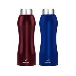 Speedex Maroon & Blue 2 Pieces Stainless Steel Water Bottle - 1000 ml Each-picture-10