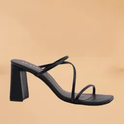 Eridani Women's Mika Black Casual Sandals image 2