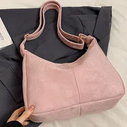 StyleCast x Revolte Suede Bucket Shoulder Bag-picture-48