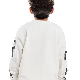 RARE ONES Boys Printed Cotton Round Neck Full Sleeves Sweatshirt image 2