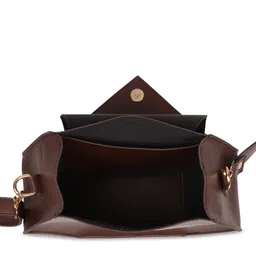 Bagsy Malone Roasted Brown Solid Sling Bag image 3