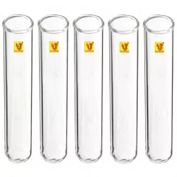 Lab Junction 3.5 ml Clear Glass Test Tubes With Stand for Photo Colorimeter Pack of 5 Pcs-picture-27