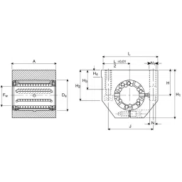 Ewellix Bearing Unit LUNE12 D-2LS, LUNE12 D-2LS image 2