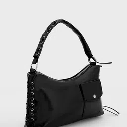 20Dresses Structured Sling Bag with Lace-Up Details image 4