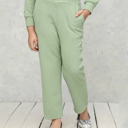 NEUDIS Straight Fit Solid Trousers - Green-picture-13