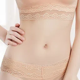 LULU & SKY Self Design Sheer Bikini Briefs image 2