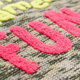 Wingsfield Full Sleeves Typography Patch Detailed Sweater - Green image 3